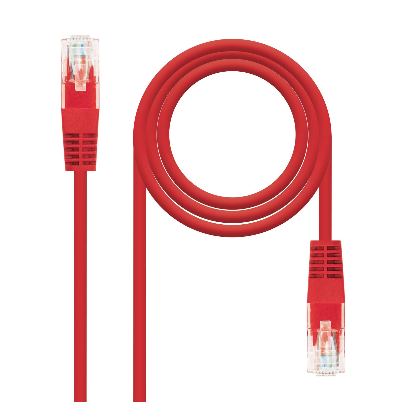 Nano Cable 10,20.0101-câble Network RJ45 UTP Cable Cat. 5E, AWG24 red Red