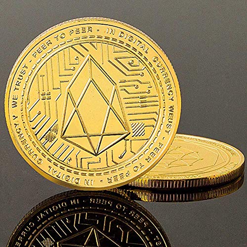 AkoMatial Embossing Commemorative Coin Virtual Digital Currency EOS Collectible Souvenir Gift - Thumbnail 4