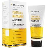 Dr. Sheth’s Centella & Niacinamide Oil Control Sunscreen SPF 50 PA+++ | Gel-Based, Quick Absorbing, Matte Finish | Broad-Spectrum Protection for Oily & Acne-Prone Skin | 1.76 Oz (50g)