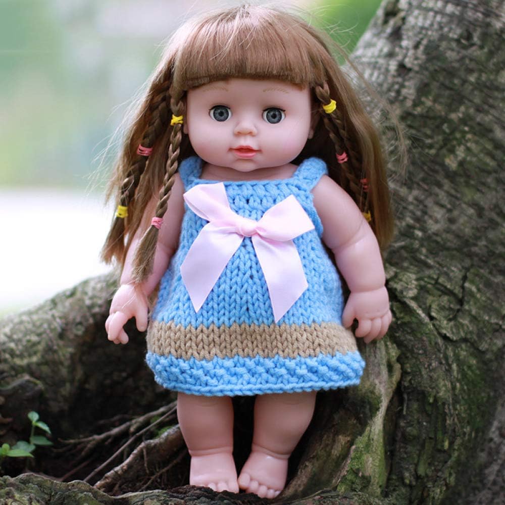 Prezzo ZBYY Bambole Reborn Silicone Morbido con Occhi Aperti Reborn Doll Mini Regalo di Natale di Compleanno 30cm 12 Pollici,D Offerte