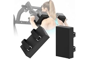 Lights Mountain Hack Squat Extra Shoulder Pads 2-Pack – 4cm Thick Foam Cushion with Adjustable Straps, Relieve Shoulder Pressure, Fits Hack Squat & Leg Press Machines