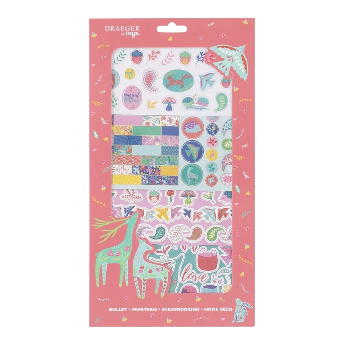 Draeger Paris Sticker Kit and Die Cuts Folk