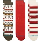 Stance Cabin Day's Crew Sock 3-Pack for Men and Women, Multicolor, Large