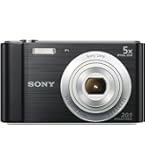 Amazon.com : Sony DSCW800/B 20.1 MP Digital Camera (Black