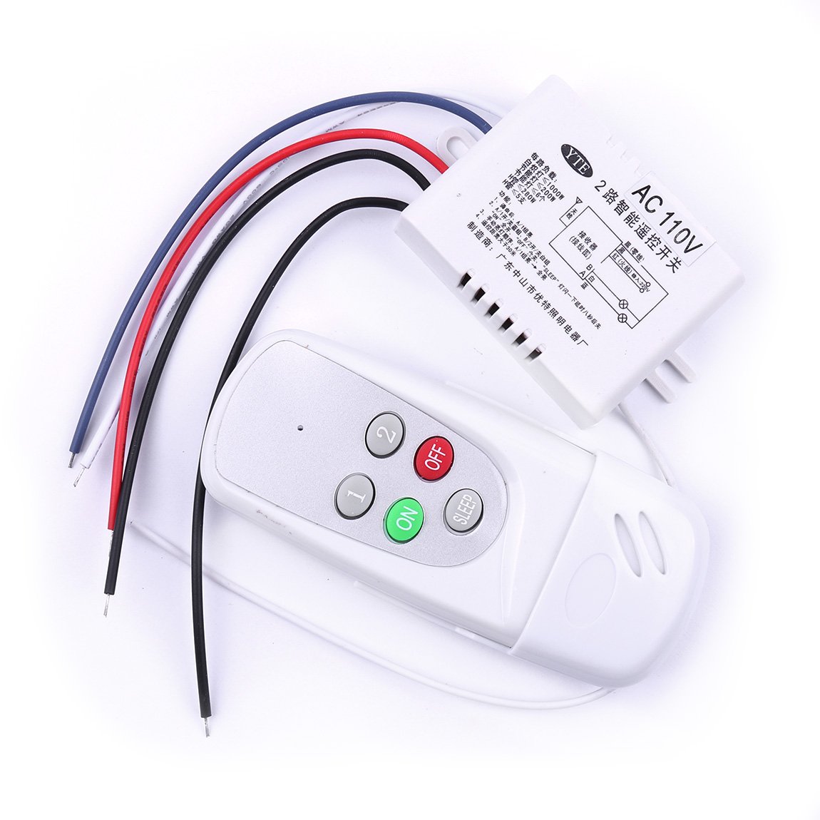 Atoplee Wireless 2 Way ON/OFF Digital Remote Control Switch 110V For All  Lights: Amazon.com: Industrial & Scientific