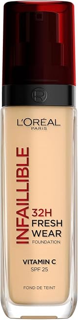 L'Oreal Paris Infallible 32H Fresh Wear Foundation Natural Beige 125 9g view 1