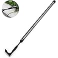 Lcokeiy Crack Weeder Puller Tool Long Handle, Adjustable Crevice Weeding Remover Tool 29", Manual Sidewalk Crack Weeder Stand up Grass Weed Puller Cutter Tool for Yard Driveway