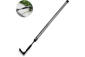 Lcokeiy Crack Weeder Puller Tool Long Handle, Adjustable Crevice Weeding Remover Tool 29", Manual Sidewalk Crack Weeder Stand up Grass Weed Puller Cutter Tool for Yard Driveway