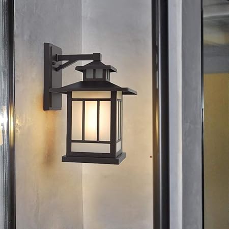 Aplique De Pared De Acero Inoxidable Paisaje lámpara de pared cuadrado