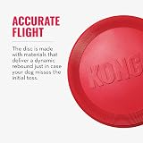 KONG Flyer Durable Natural Rubber Flying Disc Dog Toy Small Dogs view 7