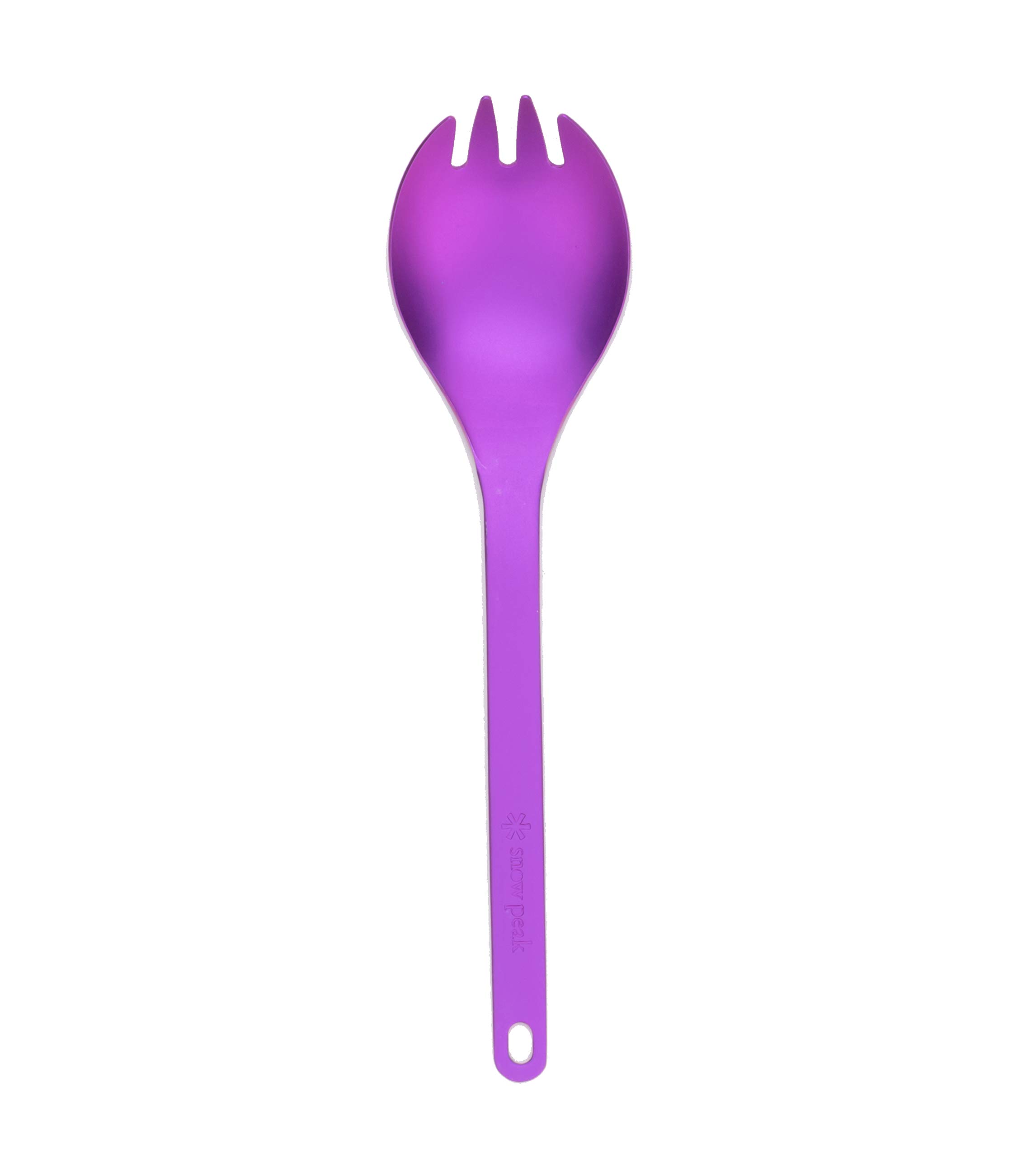 Snow Peak Ultralight Titanium Spork, Purple,40 x 165mm
