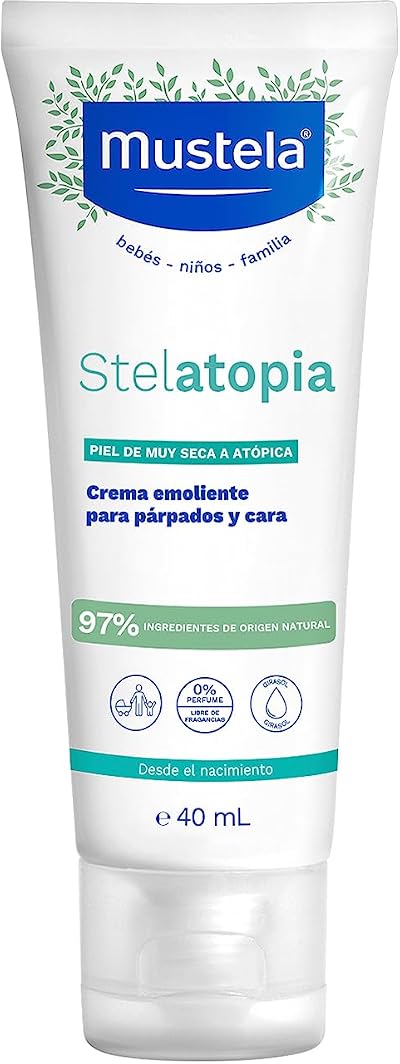 Mustela Stelatopia Emollient Cream Face 40ml Atopic Prone Skin For Babies