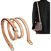 BEUDW Vachetta Leather Crossbody Strap for SPEEDY L V Handbag Replacement Shoulder Strap