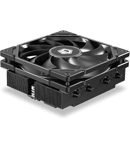 Amazon.com: ID-COOLING IS-53-XT Black Low Profile CPU Cooler 53mm