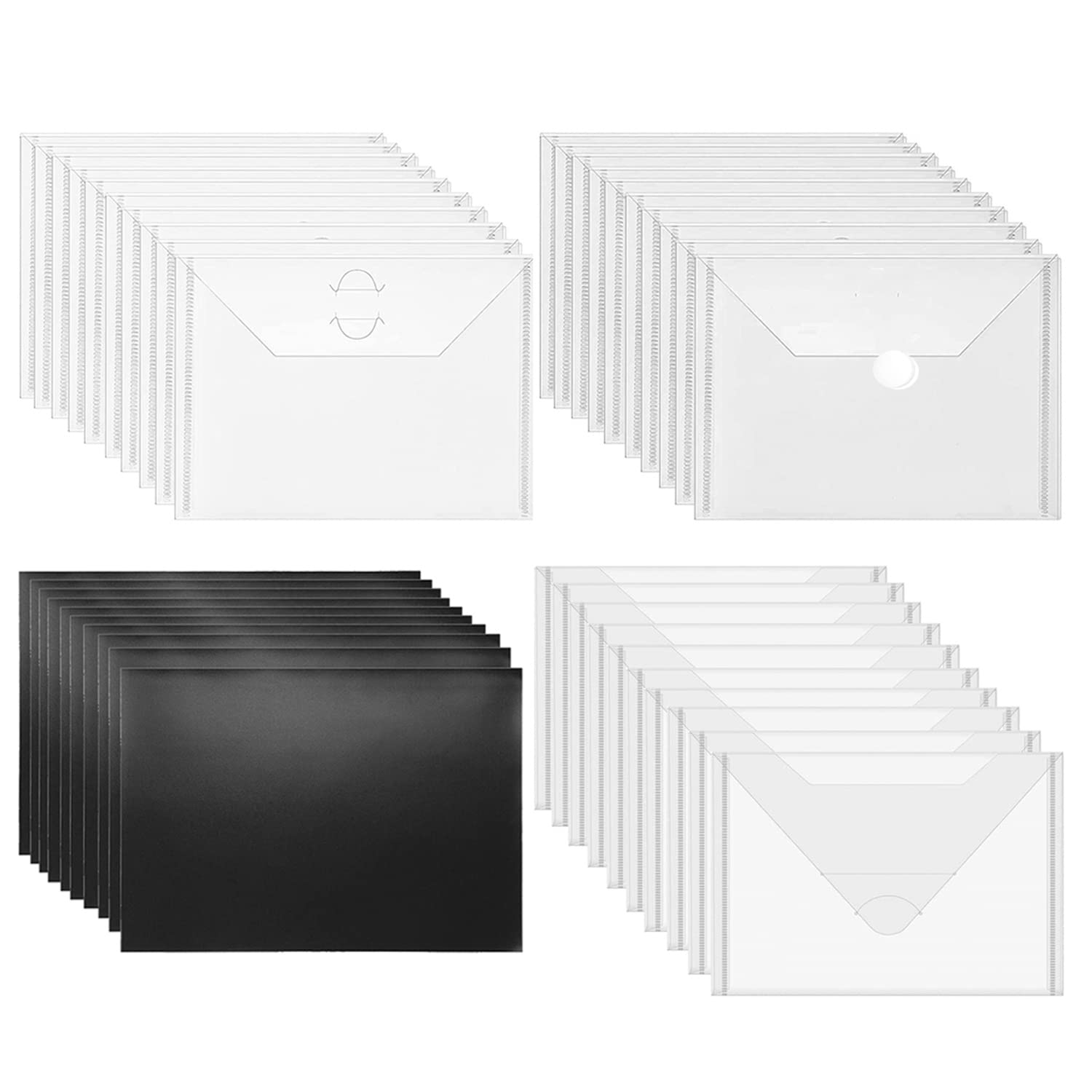 40PCS Large Magnet Sheets&Storage Envelopes for Dies&Stamp 30PCS 5x7Clear Plastic Envelopes for Dies &10 PCS Magnet Sheet for Craft Paper Holder Bags Die Storage Pockets Envelopes for DIY Card Making