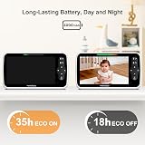 HelloBaby 6-Inch Video Baby Monitor Large Screen No WiFi 2-Way Talk view 3