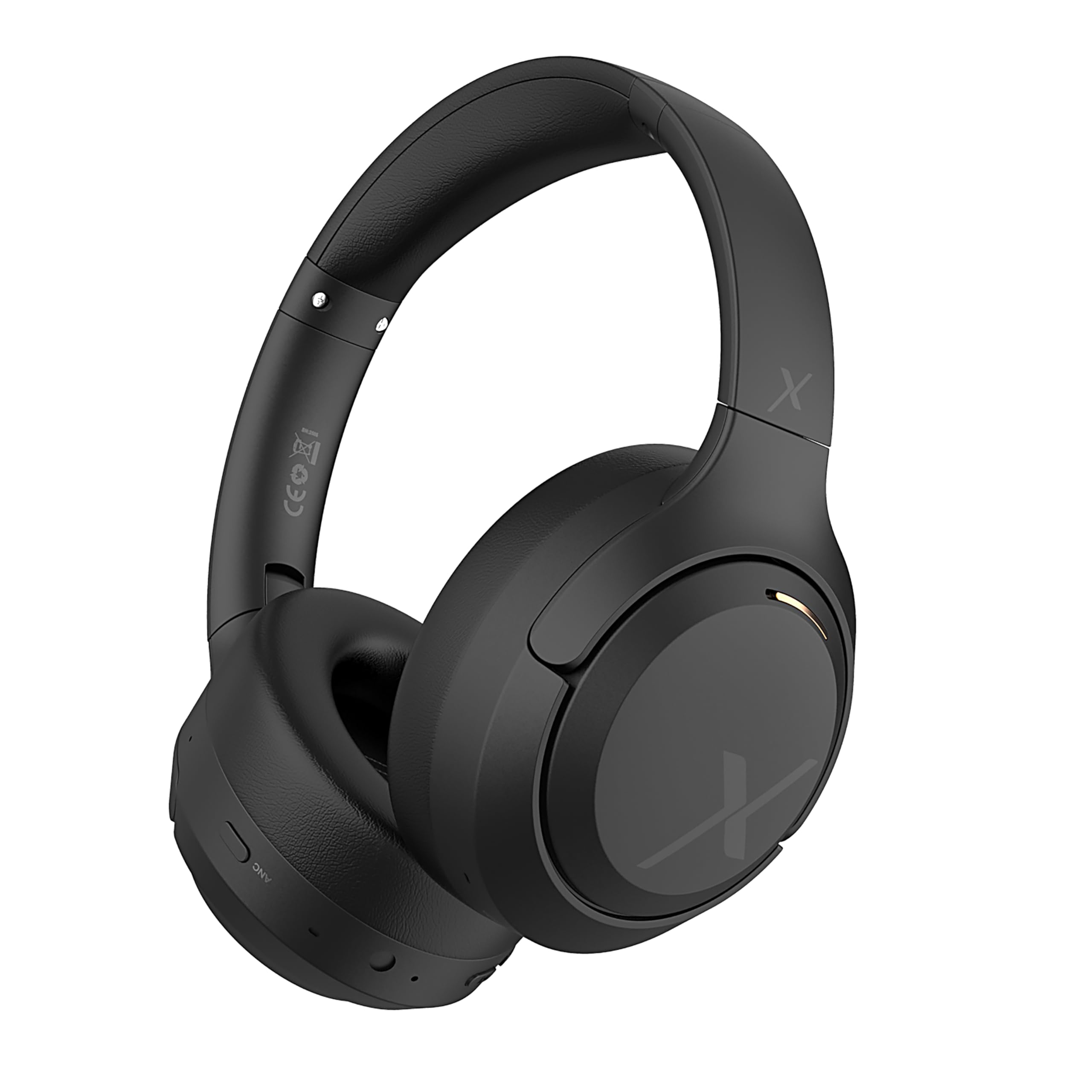 Photo 1 of Riwbox  Active Noise Cancelling Headphones, Wireless Bluetooth Headset Over Ear, 60H Playtime, High-Fidelity, Foldable, Comfort&Immersion for Work/Commuting (Black)