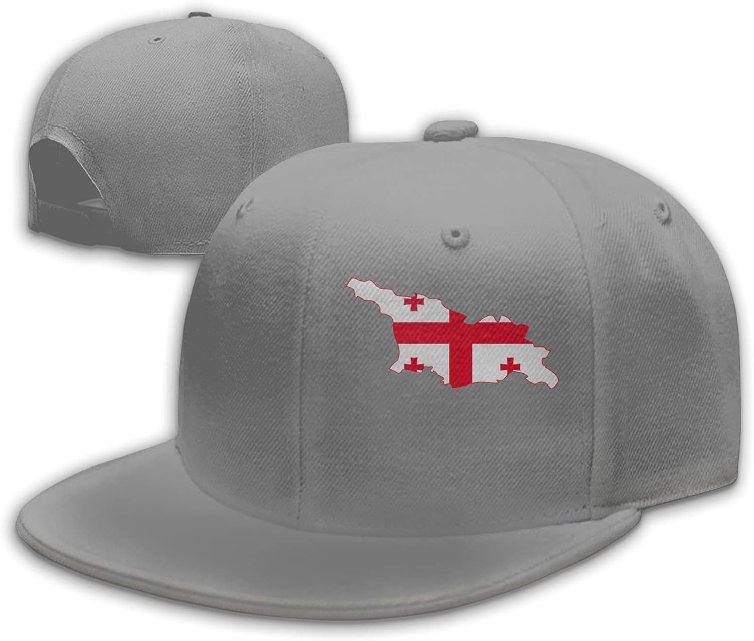 Baseball Cap Adjustable Size Gray Clothing