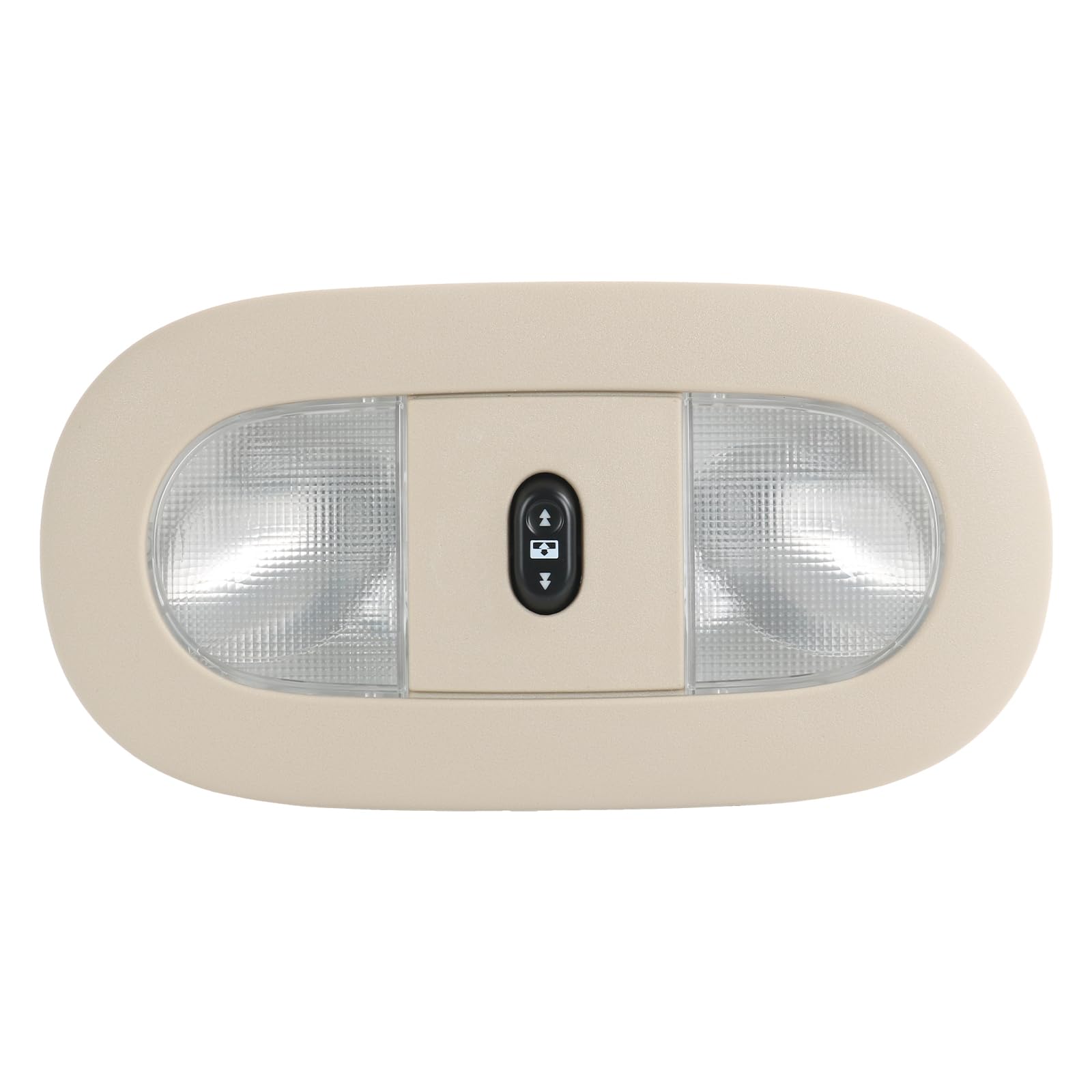 Photo 1 of Rimamoka LED Overhead Console Dome Map Light Interior Roof Reading Lamp Compatible with 2008-2010 Ford F-250 F-350 F-450 F-550 Super Duty Replace# 8C3Z-25519A70-AA, 4L3Z-13783-AA, D8BZ-13466-A, Beige