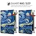 MoKo Case Fit iPad 9.7 5th/6th Generation - Slim-Fit Multi-Angle Folio Cover Case with Auto Wake/Sleep Compatible with Apple iPad 9.7 Inch 2018/2017, Starry Night