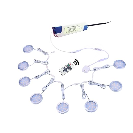 Aiboo Linkable Under Cabinet Led Lighting 12v Slim Aluminum