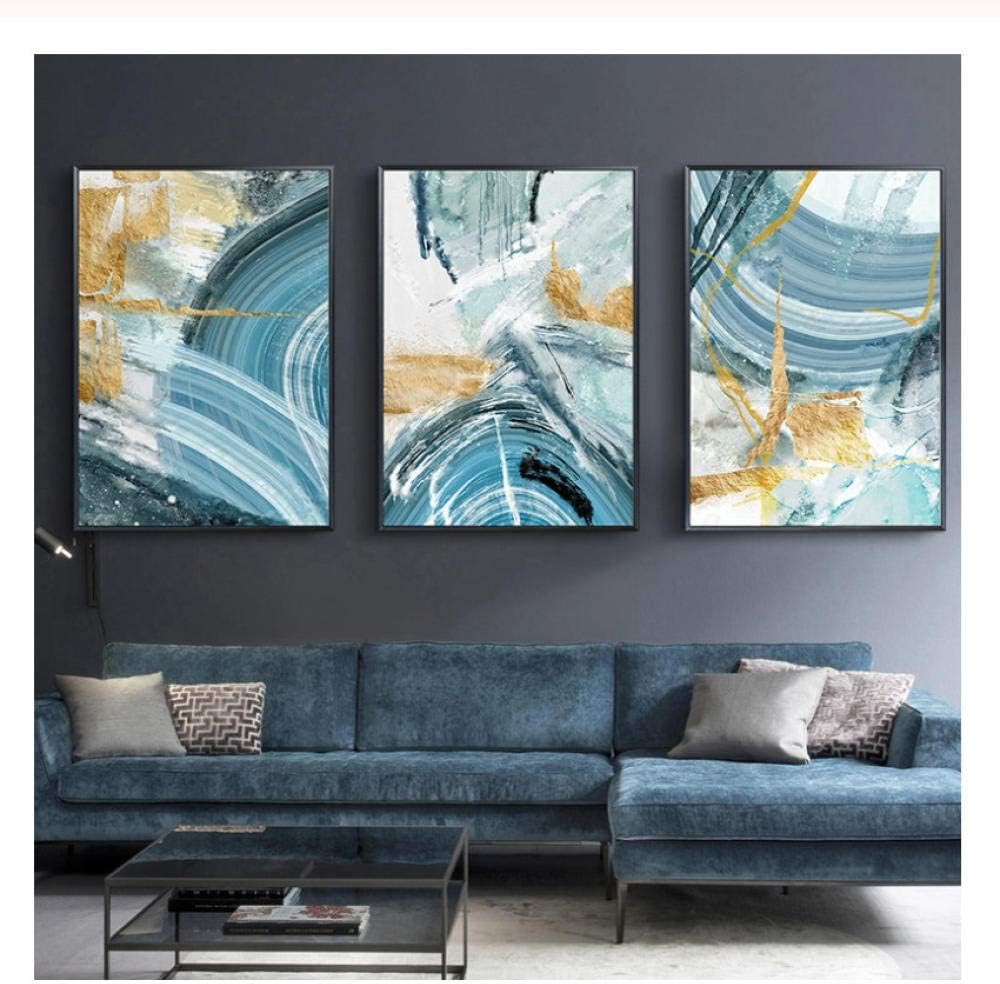 Huizheng Quadro Moderno Astratto Stampa su Tela Immagine per Soggiorno