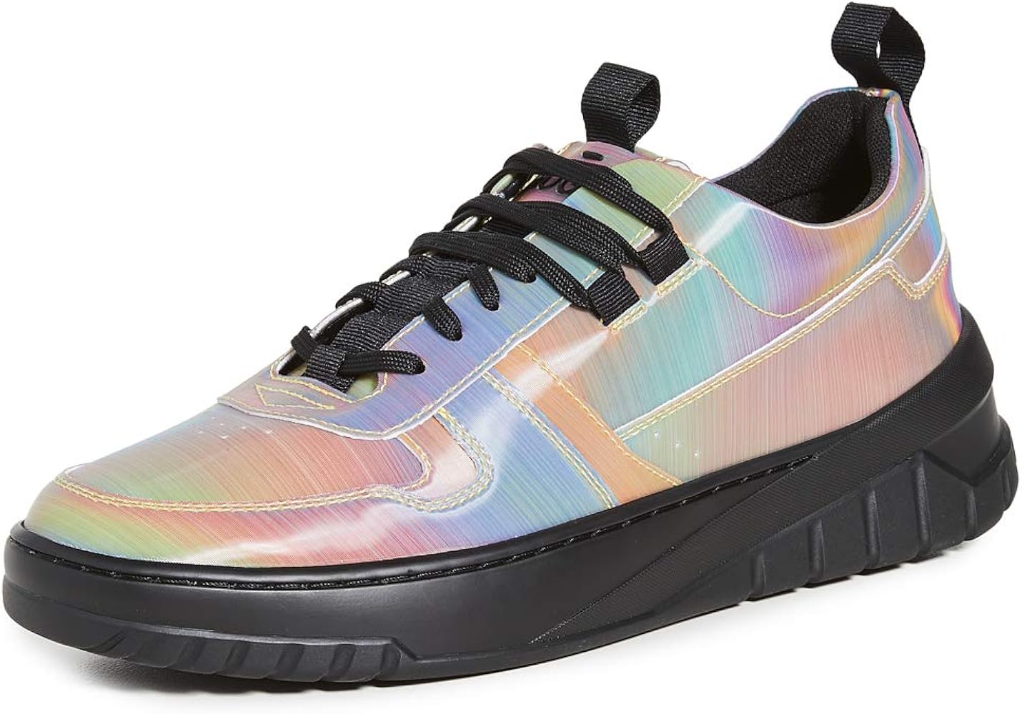 iridescent tennis shoes