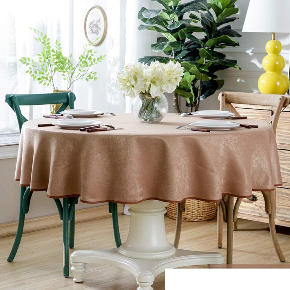 Solid Color Round Tablecloth,European TableCloth,Hotel Large Round