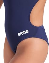ARENA Solid Challenge Team One Piece Women’s Swimsuit Navy White view 5