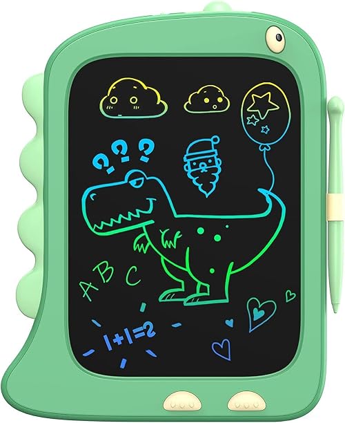 ORSEN Toddler Toys for 3 4 5 6 7 8 Year Old Boys Girls Gifts, LCD Writing Tablet 8.5inch Kids Toys Doodle Board, Dinosaur Drawing Pad for Kids 3 4 5 Year Old Boy Girl Birthday Gifts (Green)