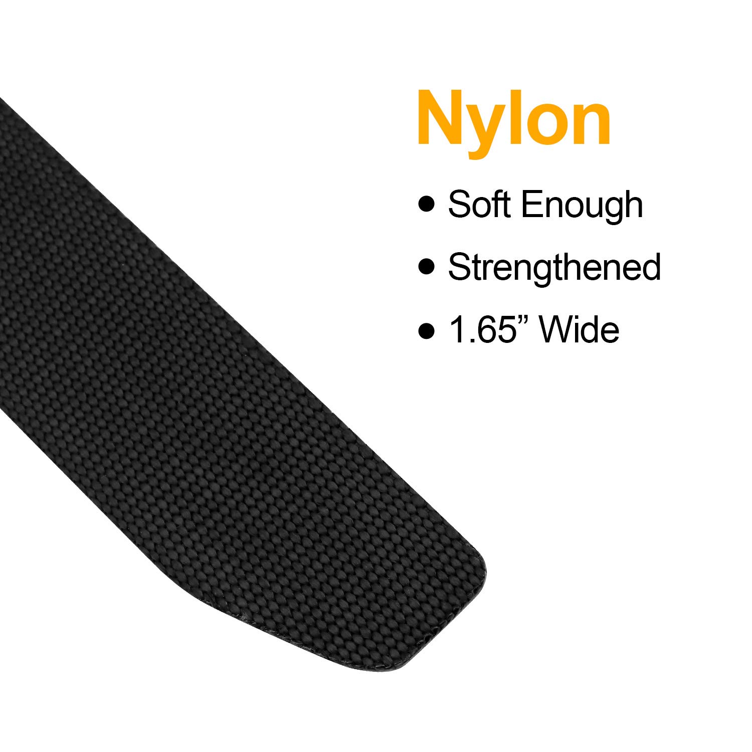 Senwow 2 Pack Mens Tactical Nylon Canvas Belt, Military Heavy Duty Waist Belts with Quick Release Buckle, Length 49.21inch, Width 1.65inch