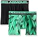 Under Armour Boys' Original Series Boxerjock Novelty 2-Pack, Vapor Green (299)/Black, Youth Medium