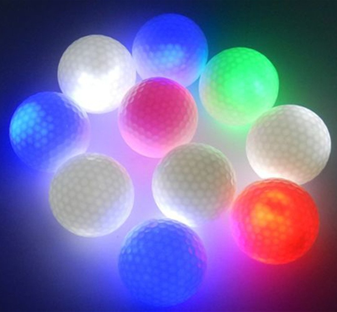 Glow In Nightゴルフボールマルチカラーfor B077mbq7wn 4個ledライトupゴルフボール Dark The Bright Nightスポーツ Ultra ゴルフボール 最高の Bakesbangpol Jatimprov Go Id