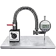 HDLNKAK Dial Indicator Magnetic Base, Digital Dial Indicator Tools Set for Alignment, Precise Measurement Tool with Flex Arm Base and Indicator Combo