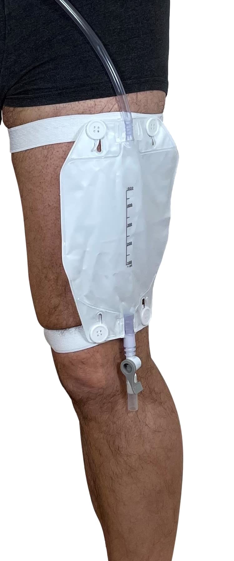 Incontinence Set - Discharge Set with 7 x Urinary Sheath (2000ml Drainage Bag 750ml Drainage Leg Bag 7pcs Urinary Sheath + Urinary Sheath Fixer Urine Catheter Hold