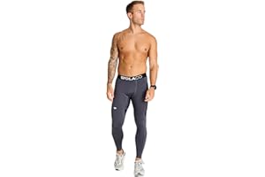 WOLACO Fulton Compression Pant Athletic Baselayer Running Tights for Men
