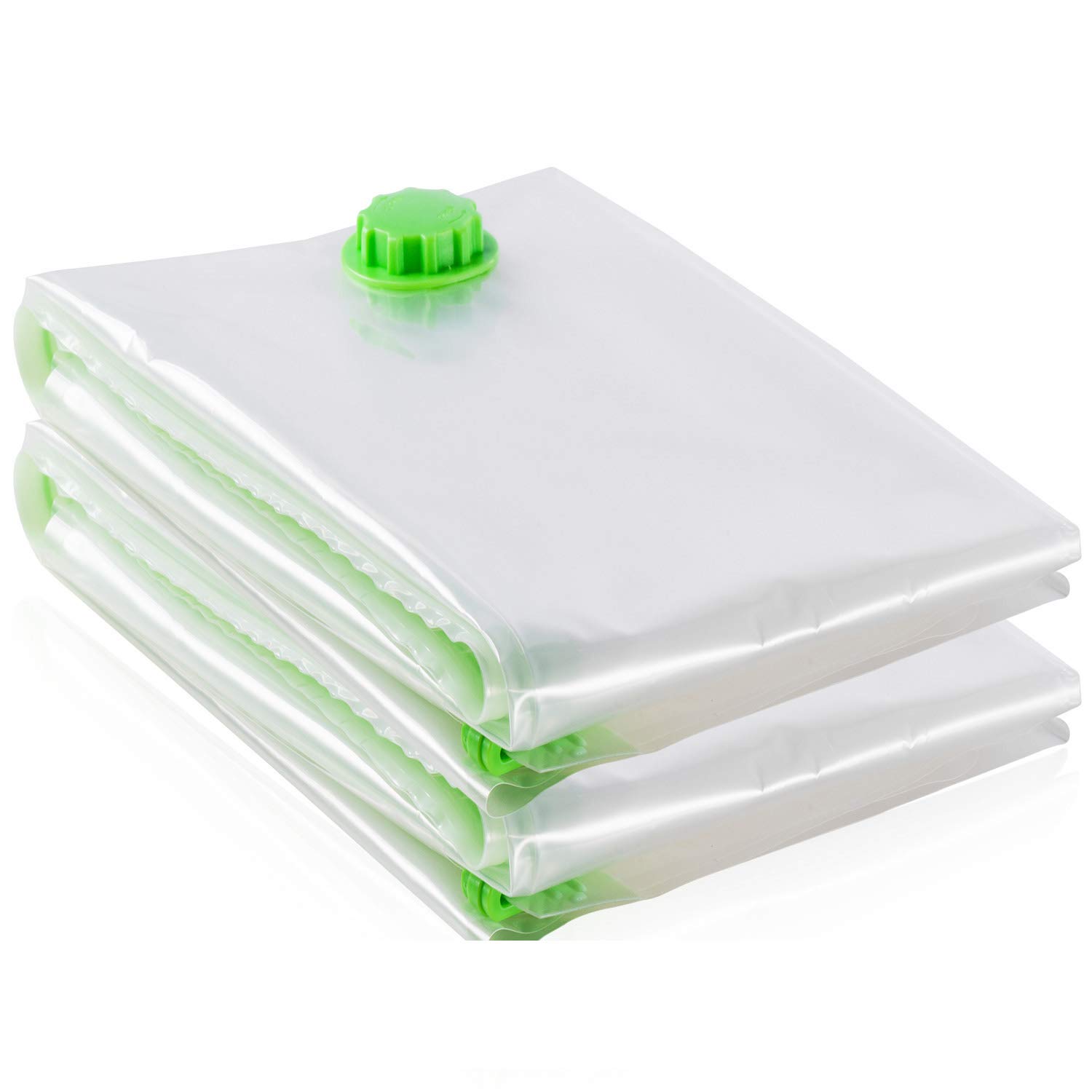 Opaza Vacuum Storage Bag XXL, Airtight Space Saver Compression Bags for Clothing,duvets,bedding (Jumbo 2 Pack)