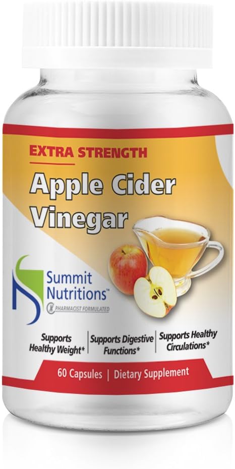 Summit Nutritions Extra Strength Energy Apple Cider Vinegar Capsules