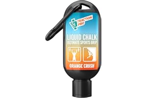 TRACTION PRO Liquid Chalk & Dry Hands - Mess-Free Gym Chalk for Weightlifting & Pole Grip for Pole Dancing Solution - Long La