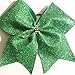 CHEER BOW - JUST DO IT ! Black Glitter Cheerleading Bow with white glitter lettering - Custom & Team cheer bows by request ...check out the other colors available by request