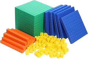 LIOOBO Mathematical Model Colorful Foam Math Blocks for Boys and Girls Teaching Supplies for Grade Math Man