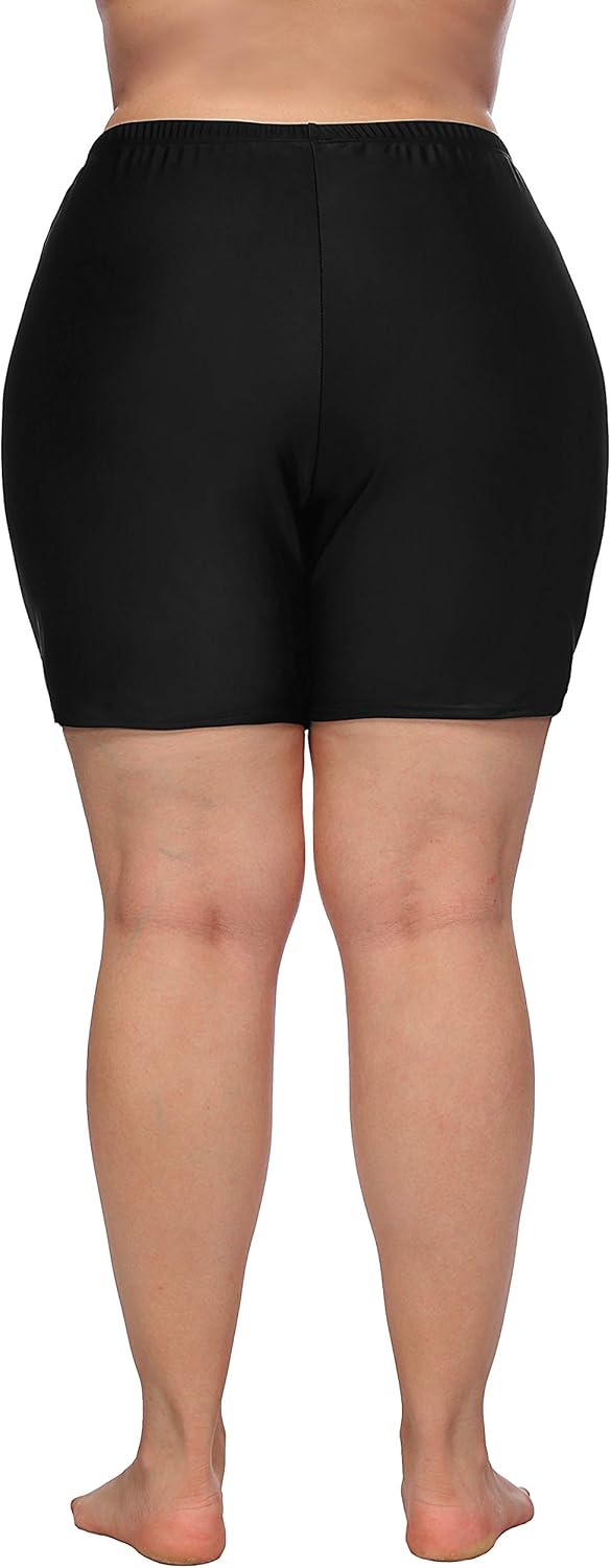 plus size women swim shorts