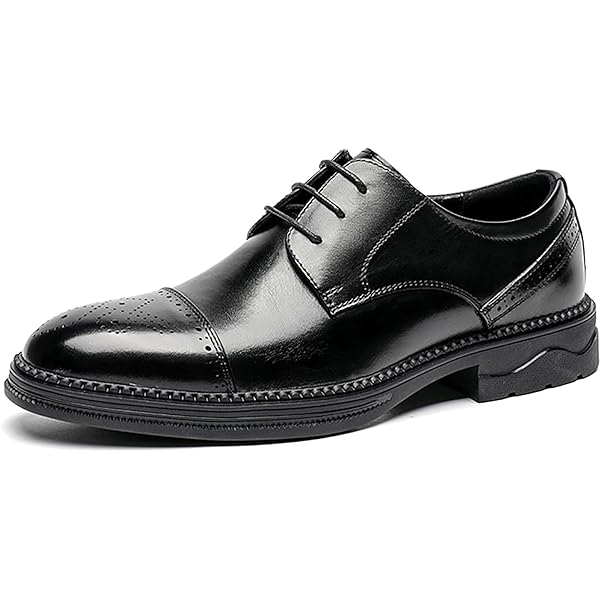 Amazon.com | Men's Casual Wingtip Dress Sneakers Orthopedic