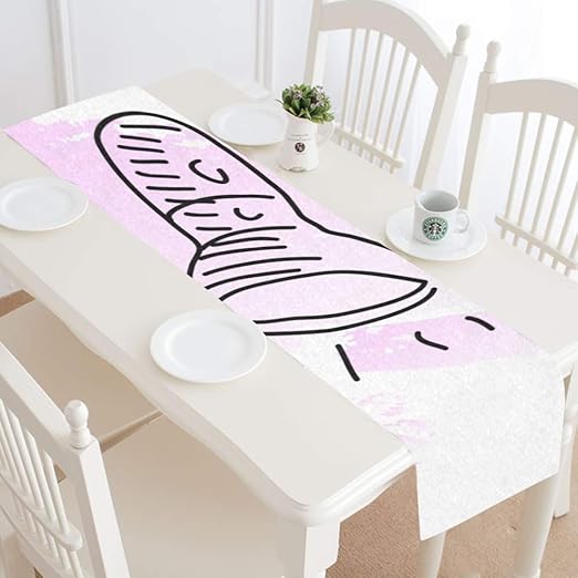 Amazon Com Wbsndb Girly Table Runner Creative Cute Cartoon