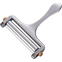 Cheese Slicer Wire Cutter Stainless - Adjustable Thickness Heavy Duty Steel Cheese Cutter for Soft Hard Cheese Kitchen…