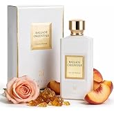 Merve Ballade Orientale Unisex Perfume 3.4 Oz EDP Peach Rose Amber Musk | Sweet peach, vanilla, amber &amp; leather scent, 25% perfume oil, vegan &amp; cruelty-free