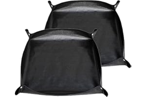 Oncpcare Waterproof Pet Playpen Mat 2-Pack 59×59 in — Durable Liner for Rabbits, Ferrets, Guinea Pigs and Other Small Animals, Keeps Habitat Dry (Black)