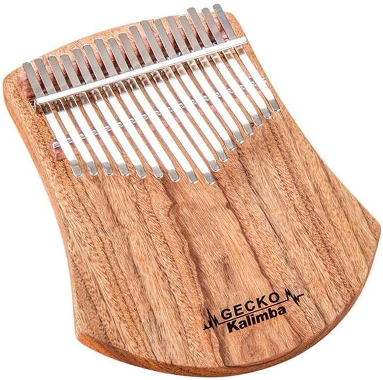 HENGTONGWANDA Muspor GECKO 17 Keys Kalimba African Camphor Wood Thumb Piano Finger Percussion (Color : K17CAS)