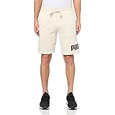 PUMA Mens Logo Fleece Drawstring 10 Inch Shorts Casual Bottoms Casual Drawstring - Blue