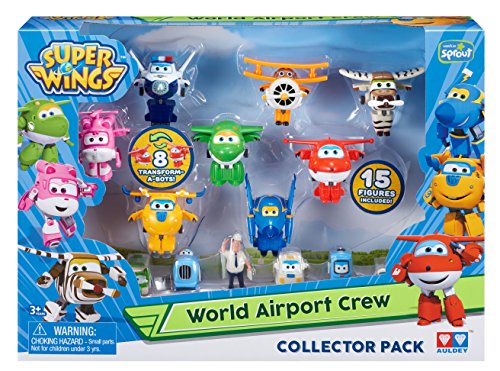 Super Wings Transform-a-Bots Collectors Pack - 2' Scale